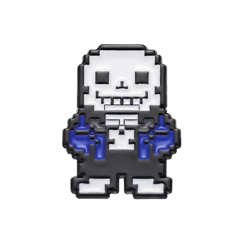 Pixel Art Cat Enamel Pins Cartoon Animal Brooches Lapel Badge Jewelry Gift
