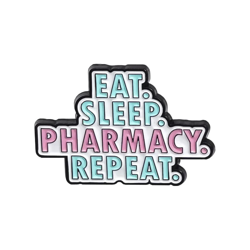 Pharmily Enamel Pins Pill Capsules Brooches Lapel Badge Gifts for Medical Friends