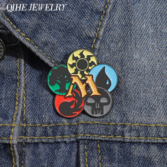 Magic Party Enamel Pin Cartoon Metal Badge Lapel Backpack Jewelry Gift Accessories
