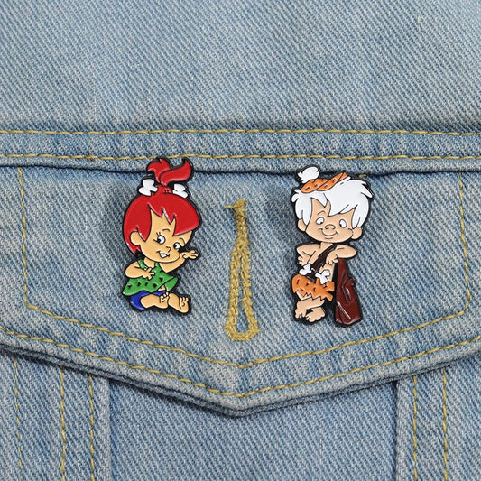 Cartoon Anime Enamel Pins Comedy Brooches Lapel Badges Funny Jewelry Gift for Kids Friends