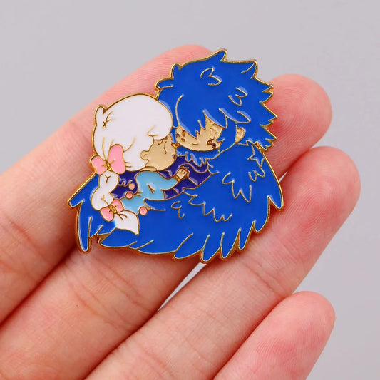Anime Character Enamel Pin Brooches for Women Clothing Backpack Lapel Badges Jewelry Gifts