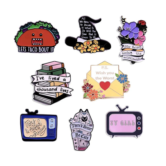 Fashion Brooches Punk Halloween Costume Jewelry Gifts