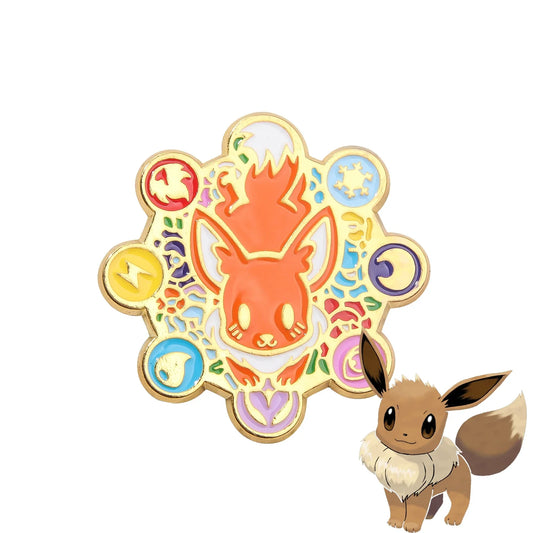 Pokémon Eevee Enamel Brooch Pin Cosplay Gift Jewelry
