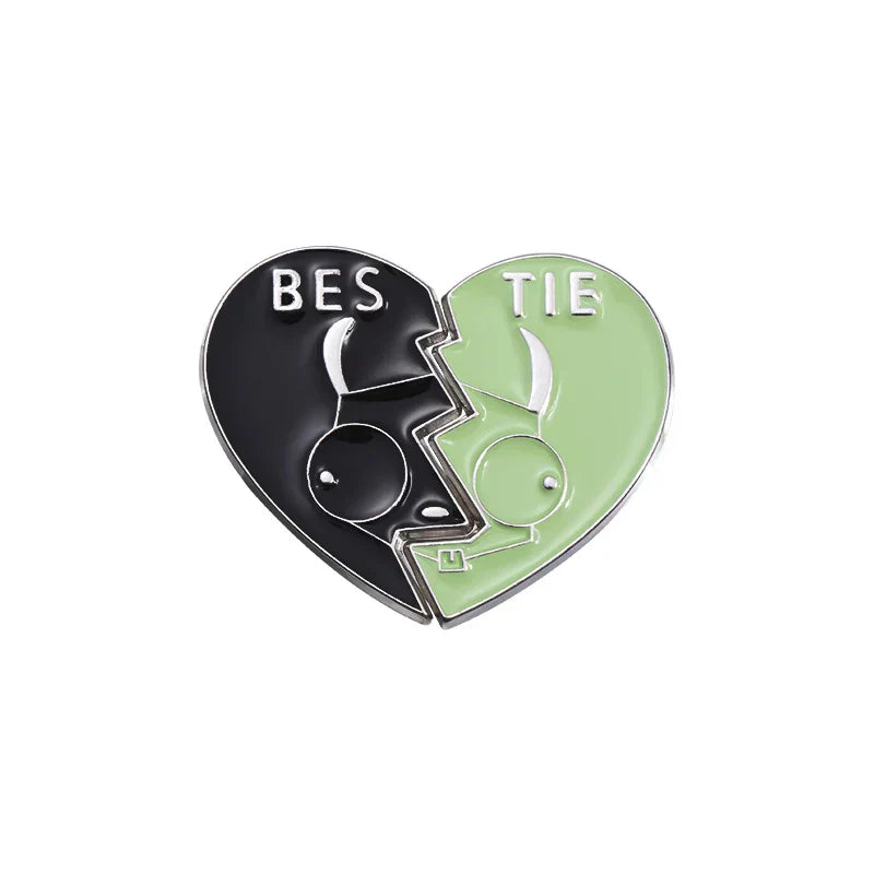 Invader Zim Enamel Pin Alien Brooch Lapel Backpack Gift