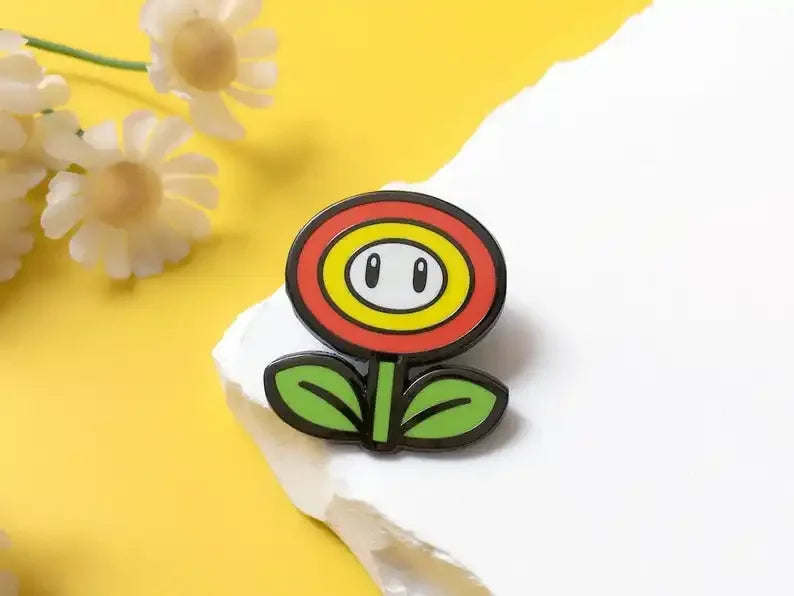 Sunflower Enamel Pin Anime Metal Brooch Jewelry Gift Wholesale