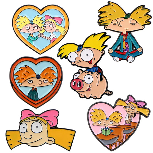 Adventure Comedy Enamel Pin Brooches for Women Lapel Pins Badge Fashion Jewelry Gifts