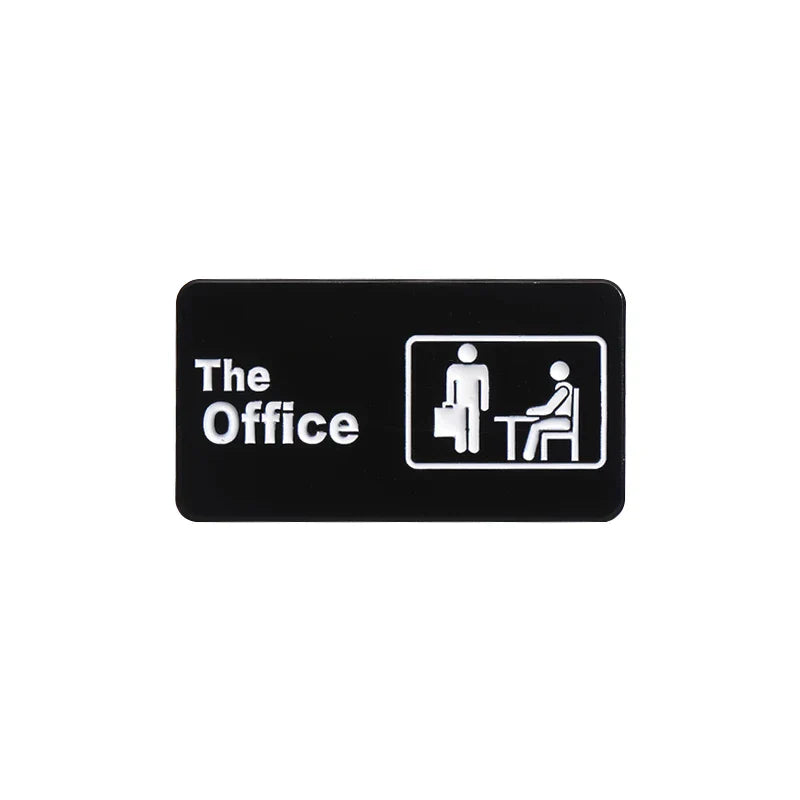 Office Warrant Fun Shape Brooch Cartoon Film TV Badge