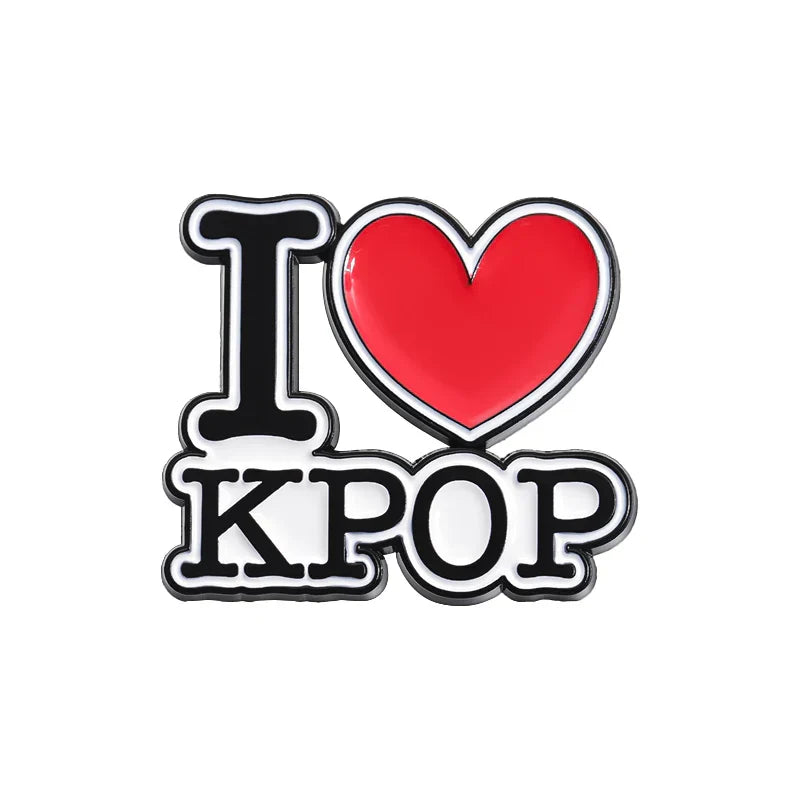 Kpop Enamel Pin - Listen to Kpop, Ignore Adult Problems Brooch Badge