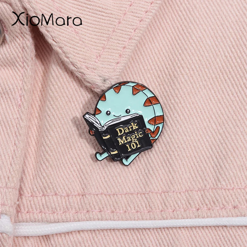 Dark Magic Enamel Pin Adventure Time Brooch Lapel Backpack Badge Gift