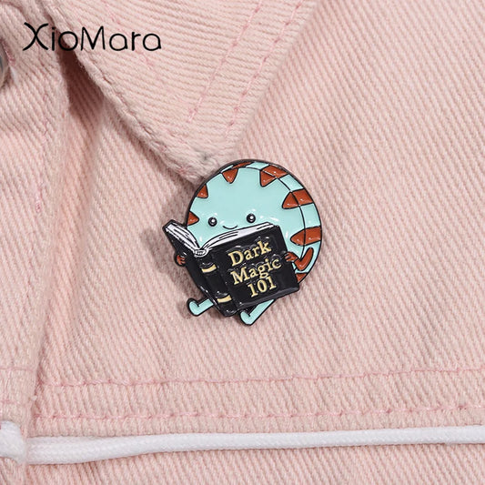 Dark Magic Enamel Pin Adventure Time Brooch Lapel Backpack Badge Gift