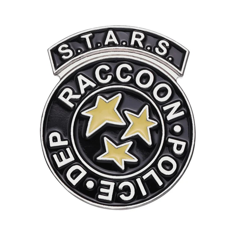 Stars Brooch Enamel Pin Black Metal Badge Lapel Backpack Jewelry Gift