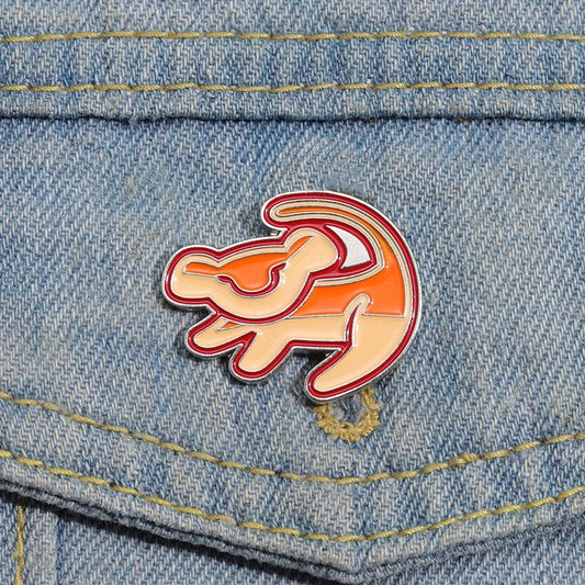 Lion Enamel Pins Custom Brooches Lapel Badges Cartoon Jewelry Gift for Fans