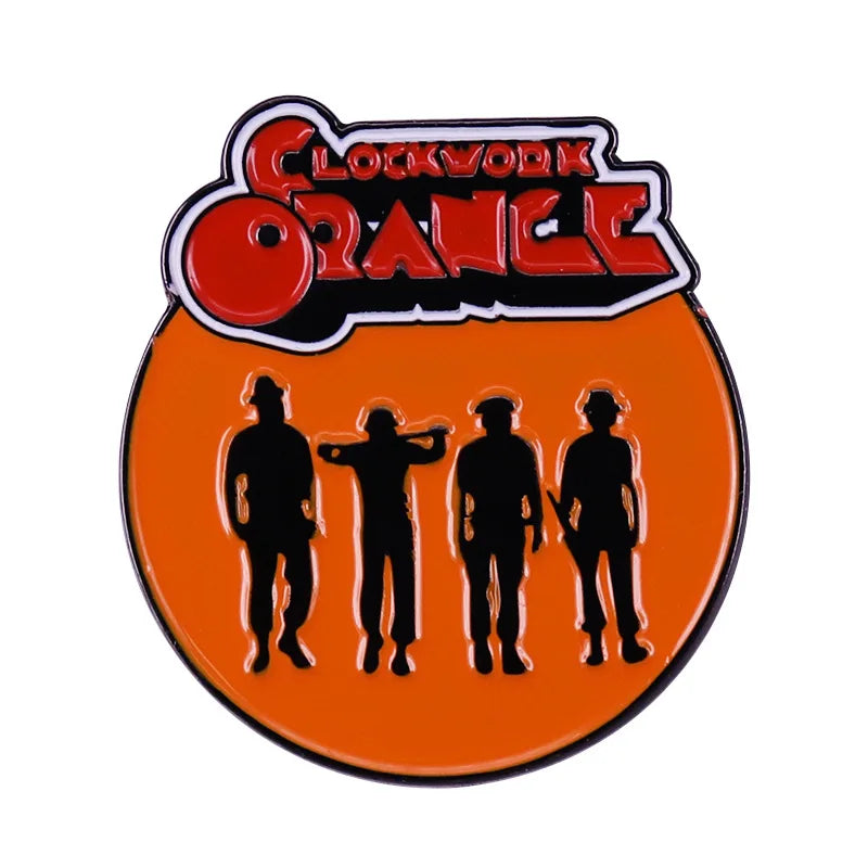 Enamel Pin Crime Movie Metal Badge Lapel Brooch Jacket Backpack Jewelry Gifts Wholesale