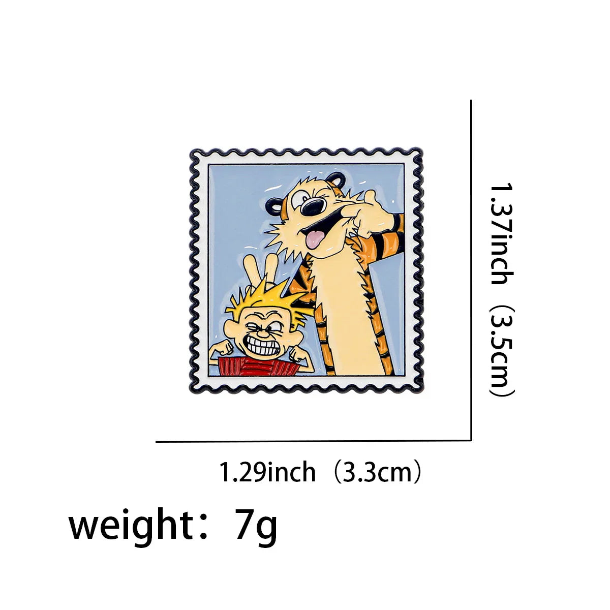 Tiger Enamel Pins Cartoon Brooch Lapel Badges Jewelry Accessories Gifts