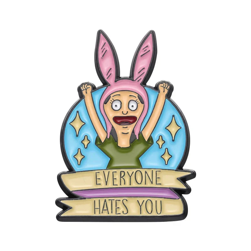 Cartoon Anime Enamel Pin Brooch Lapel Badge Jewelry Gifts
