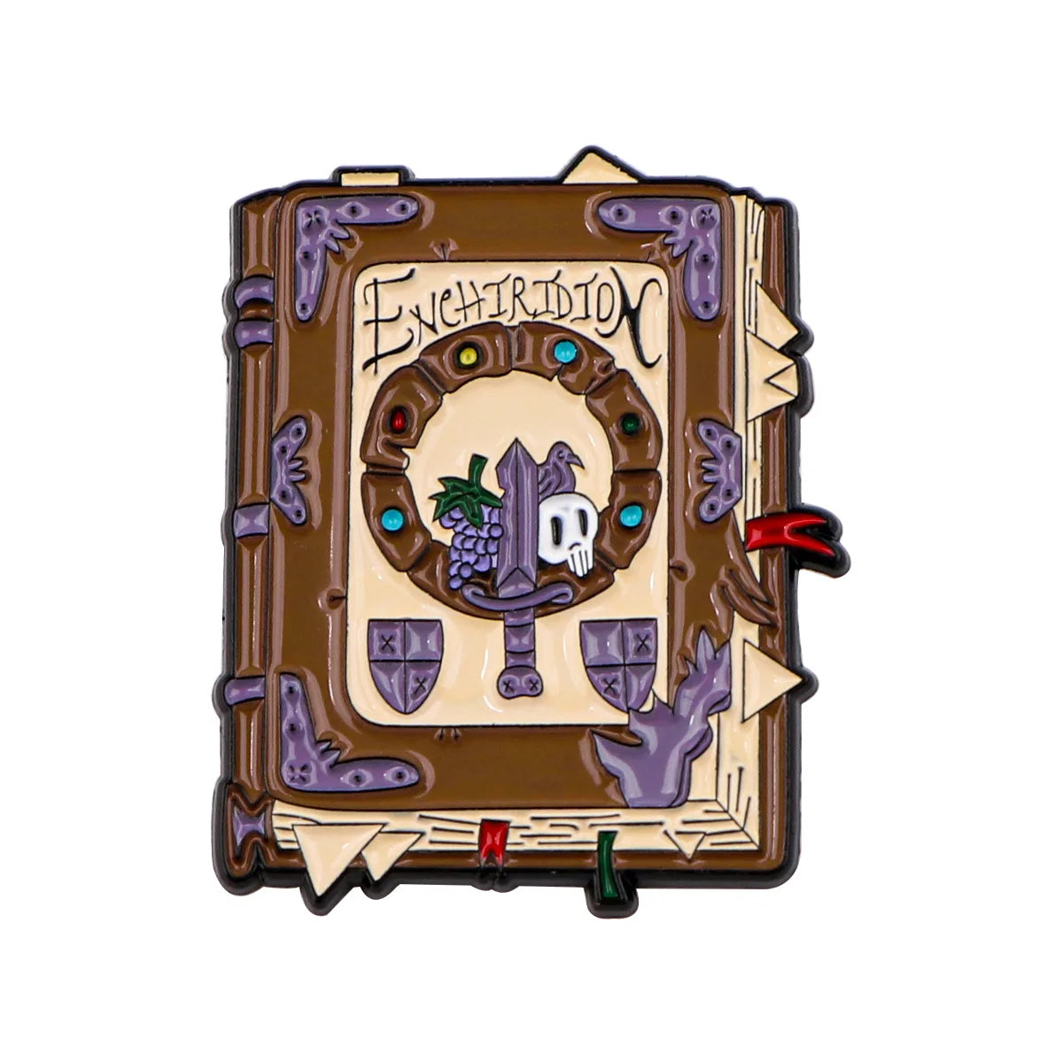 Enchiridion Enamel Pin, Adventure Cartoon Badge, Kids Gifts