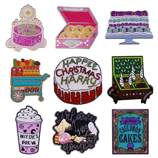 Magic Food Enamel Pin Cake Brooch Jewelry Accessories Gifts