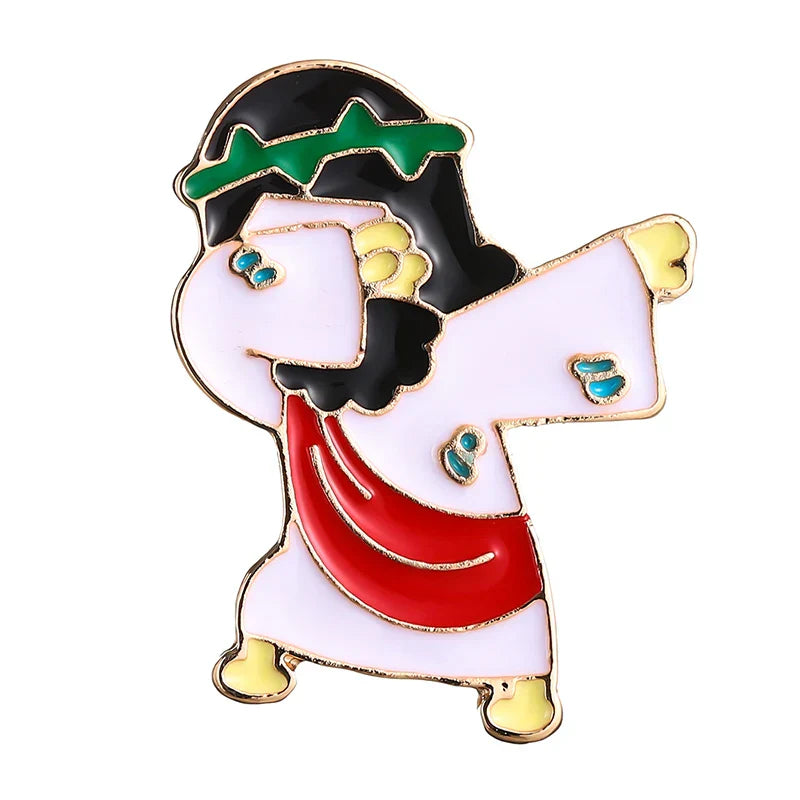 Little Sheep Enamel Pin Cartoon Badge Metal Brooch Lapel Sweater Accessories