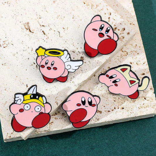 5 Pcs Cute Anime Enamel Pin Set - Brooch, Backpack, Clothing Accessories Gift