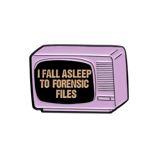 Forensic Files Enamel Pin Brooch Lapel Badge Jewelry Accessories