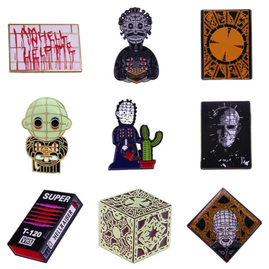 Scary Cannibal Movie Enamel Pins Cartoon Brooch Anime Lapel Badge Halloween Jewelry Gift