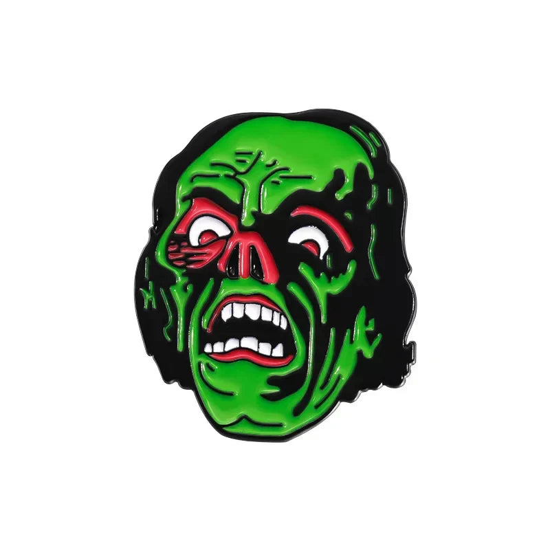 Horror Thriller Enamel Pins Halloween Monster Brooch Lapel Badge Jewelry Gift