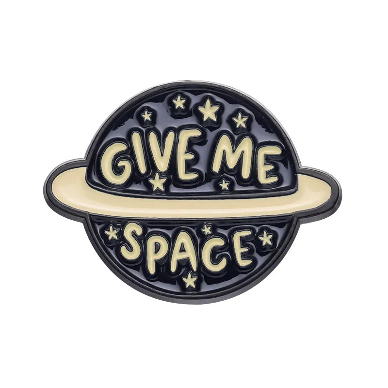 Astronaut Enamel Pin Universe Brooch Lapel Backpack Badge Gift