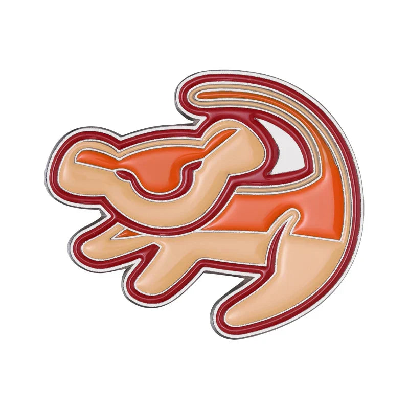 Lion Enamel Pins Custom Brooches Lapel Badges Cartoon Jewelry Gift for Fans