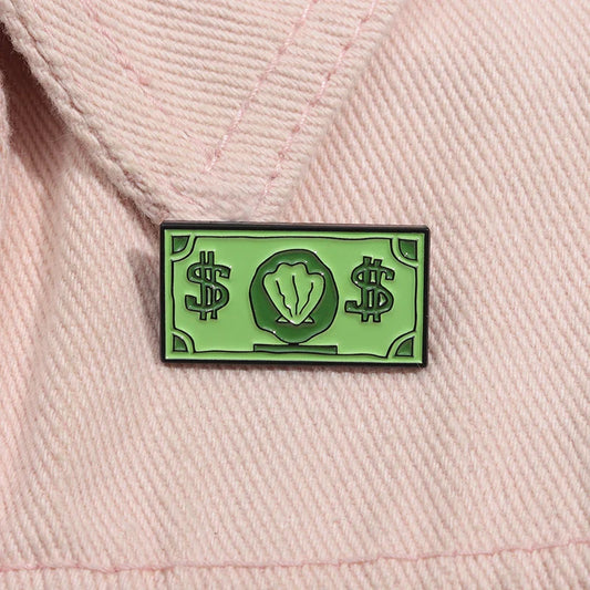 Comedy Anime Enamel Pins Cartoon Money Brooch Lapel Badge Jewelry Gift