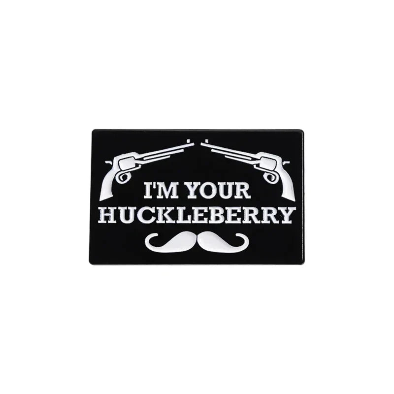 Western Denim Style Beard Enamel Brooch Lapel Pins Badge Jewelry Wholesale