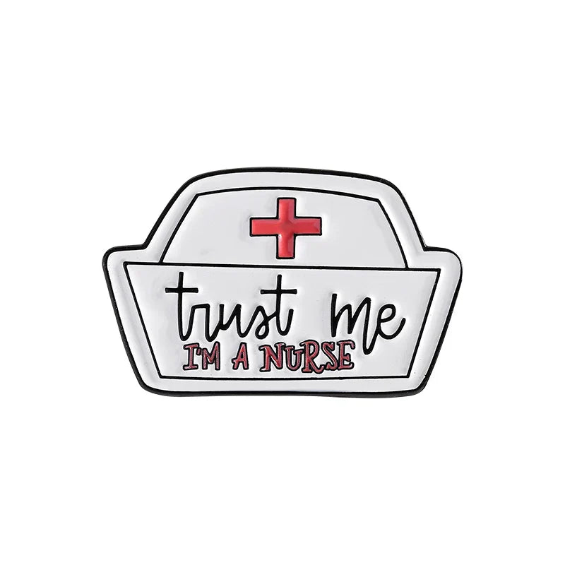 Doctor Nurse Enamel Pin Brooch Lapel Badge Jewelry Gift