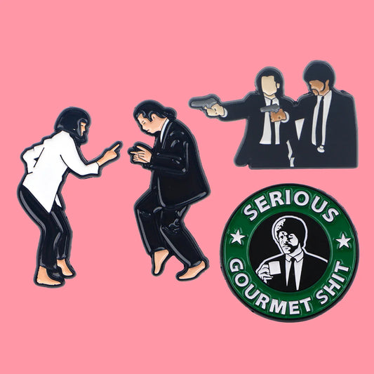 Movie Character Enamel Pins Cartoon Badges Brooches Lapel Pins Costume Accessories Jewelry Gifts