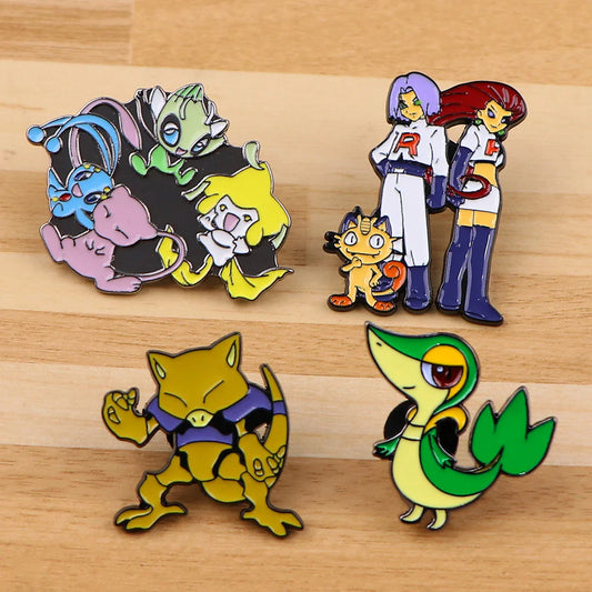 Anime Character Enamel Pin Brooches for Backpacks & Clothes - Fashion Jewelry Gifts