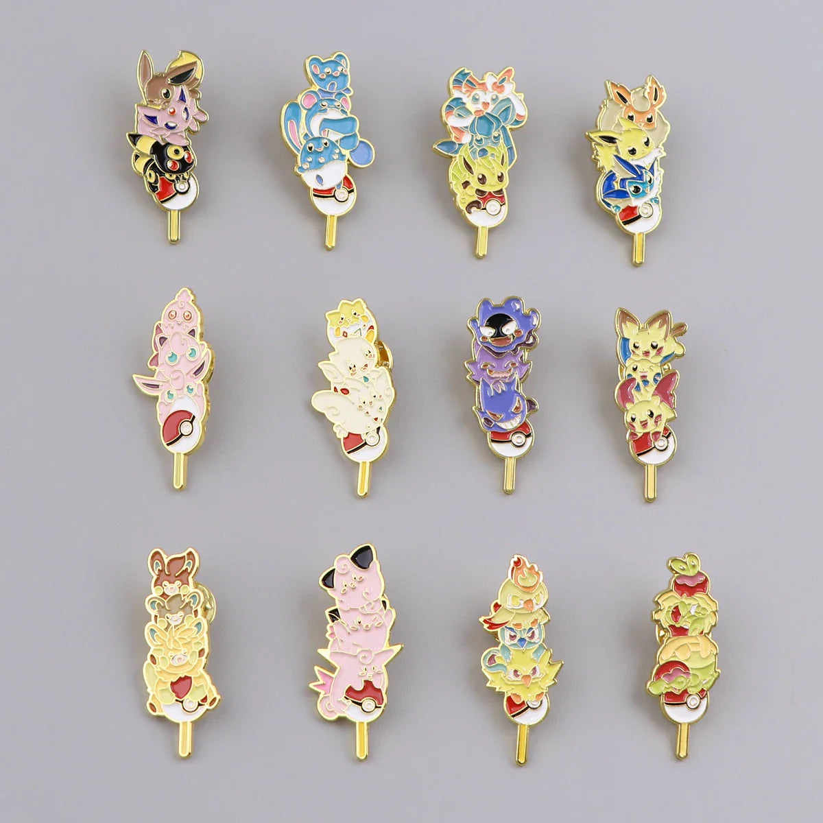 Anime Enamel Pins Brooches for Women Clothing Backpack Lapel Badges Jewelry Gifts