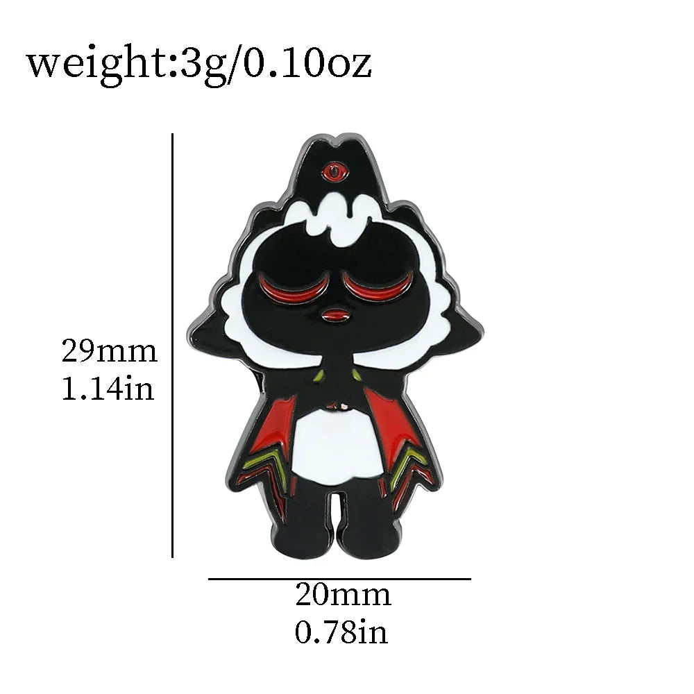 Cult of the Lamb Enamel Pins Anime Game Backpack Brooch Jewelry Gift