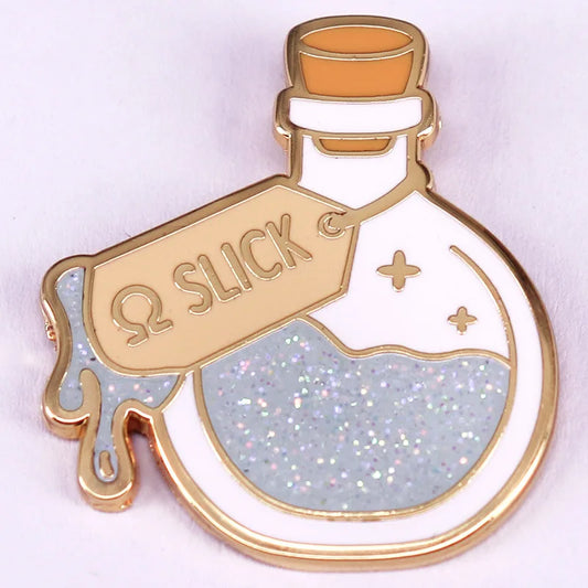 Omega Glitter Enamel Pin Fanfiction Brooch