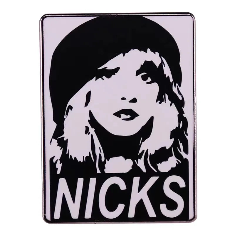 Rock Band Music Album Singer Logo Pin Badge Denim Jacket Accessory Fan Gift