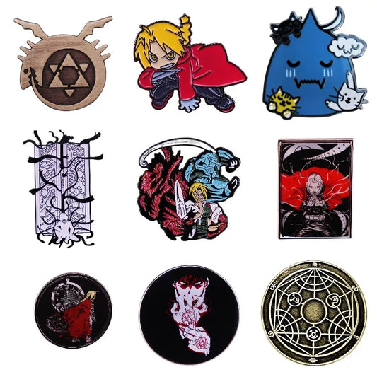 Anime Lapel Pins Metal Brooches Badges Fashion Jewelry Accessories Wholesale