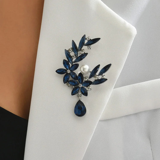 Women's Fashion Flower Brooch Jewelry Accessory for Party or Gift