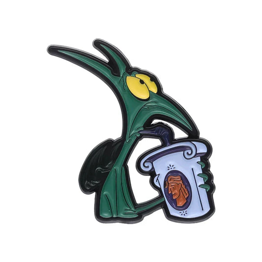 Hercules Panic Soda Enamel Pin Cartoon Brooch Badge Lapel Backpack Accessory