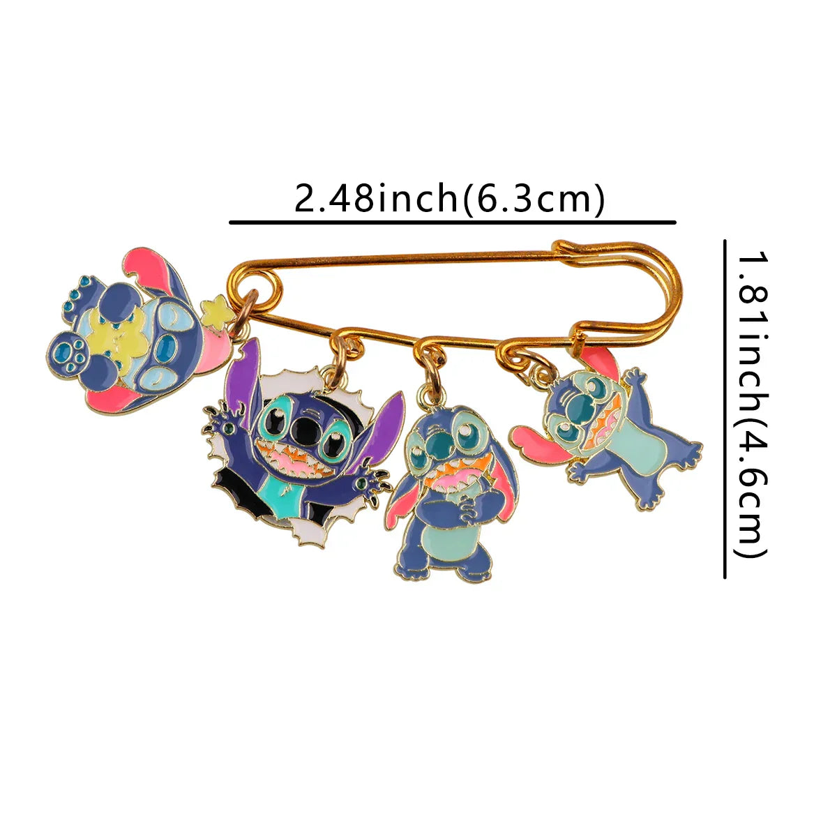 Kawaii Monster Enamel Pin Brooch for Backpacks and Clothes Jewelry Gifts