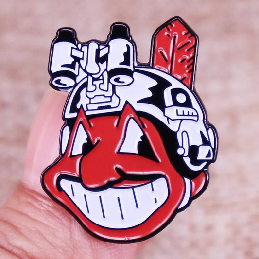Superior Defense Supdef Wild Thing Wahoo Enamel Lapel Pin