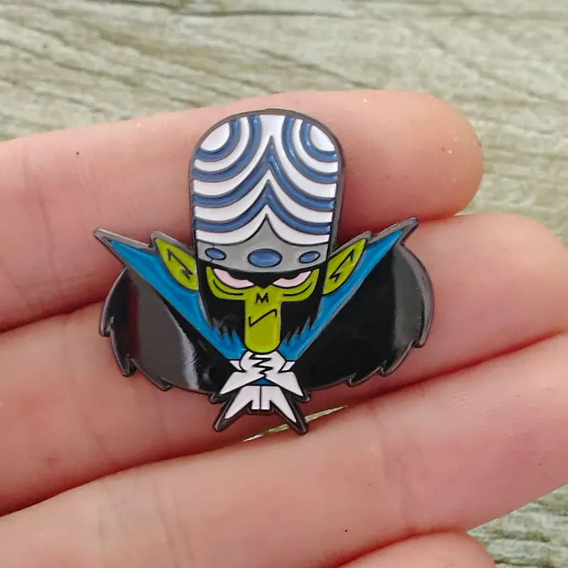 Powerpuff Girls Enamel Lapel Pins Cartoon Backpack Badges Brooch Fashion Accessories Gifts