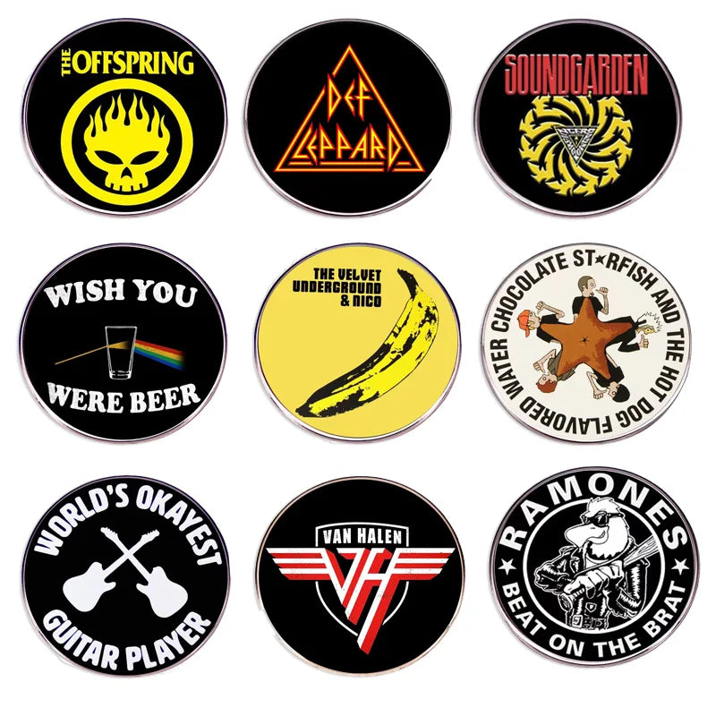Rapper Rock Band Enamel Pin Music Brooch Gift
