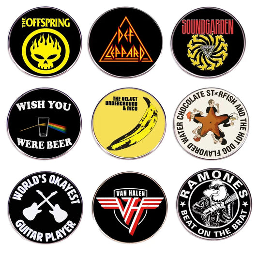Rapper Rock Band Enamel Pin Music Brooch Gift
