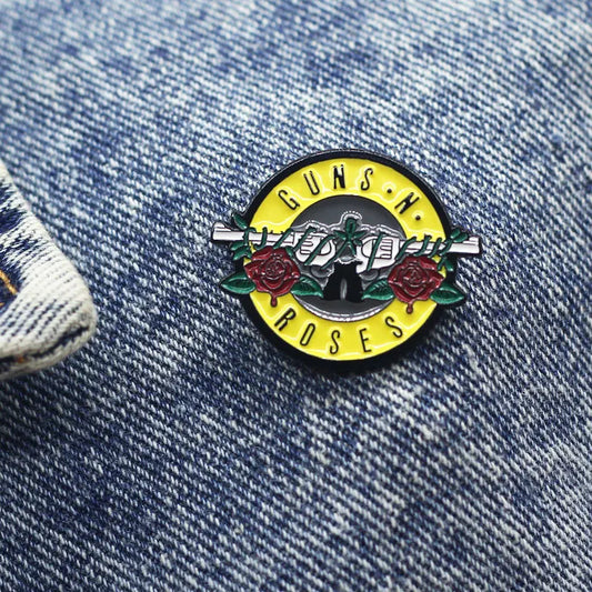 Guns N' Roses Band Brooch Music Jewelry Badge