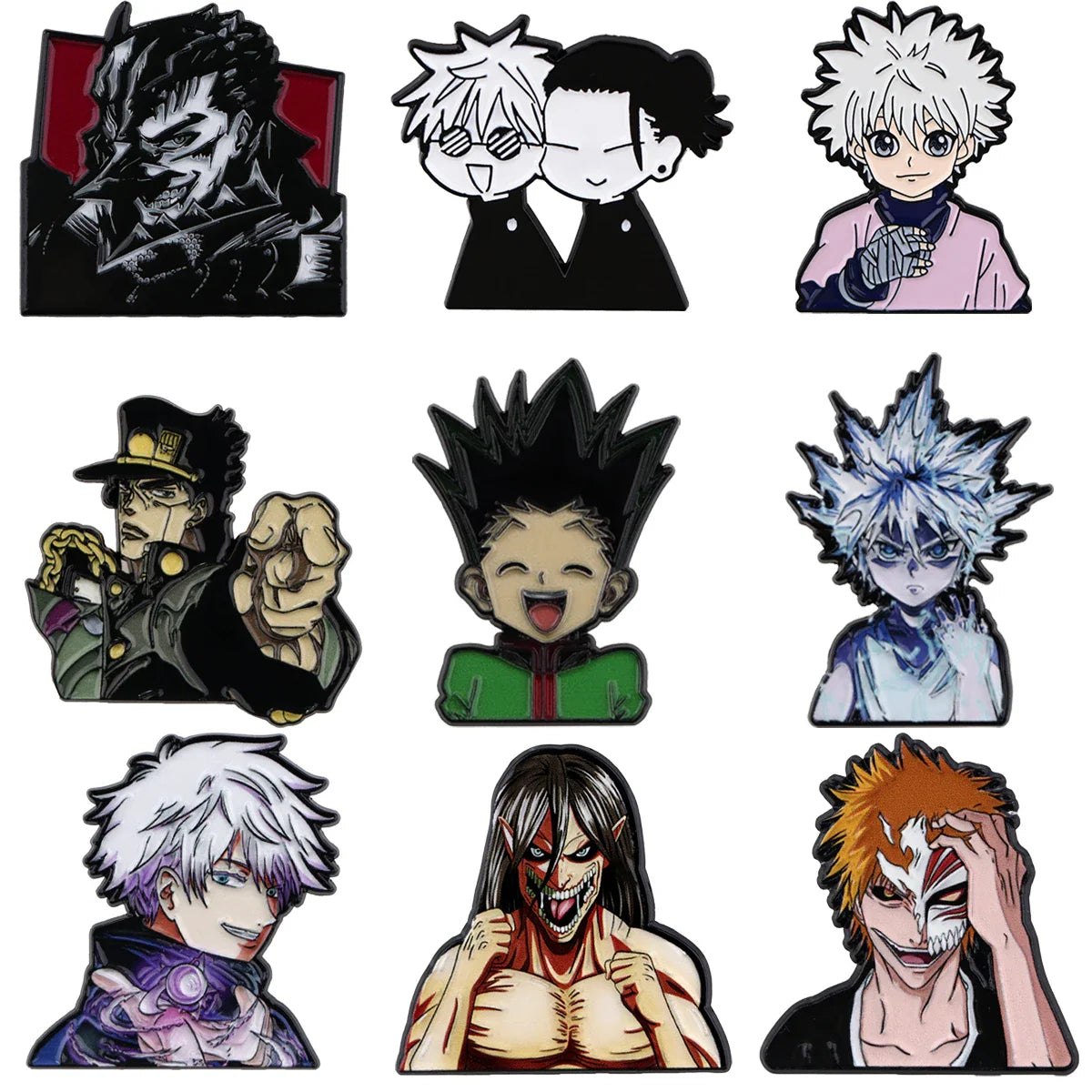 Anime Enamel Pins Cosplay Brooch Lapel Badges Fashion Accessories Gifts