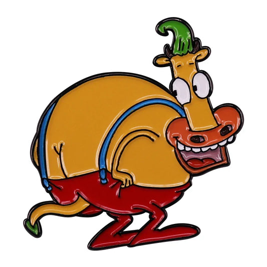 Heffer Enamel Pin Rocco Modern Life Fashion