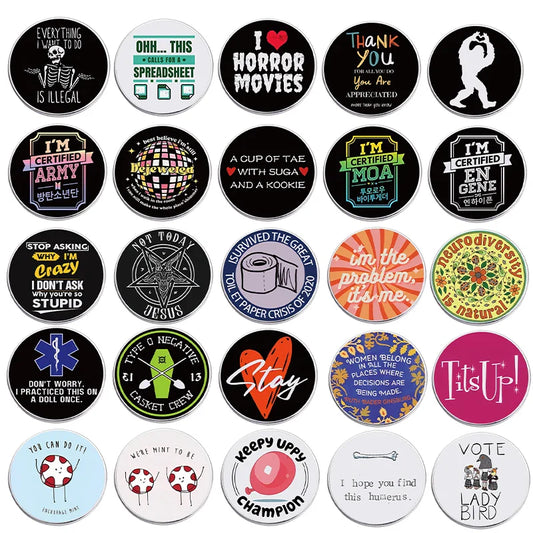 Horror Movie Lapel Pin Badge Halloween Gift