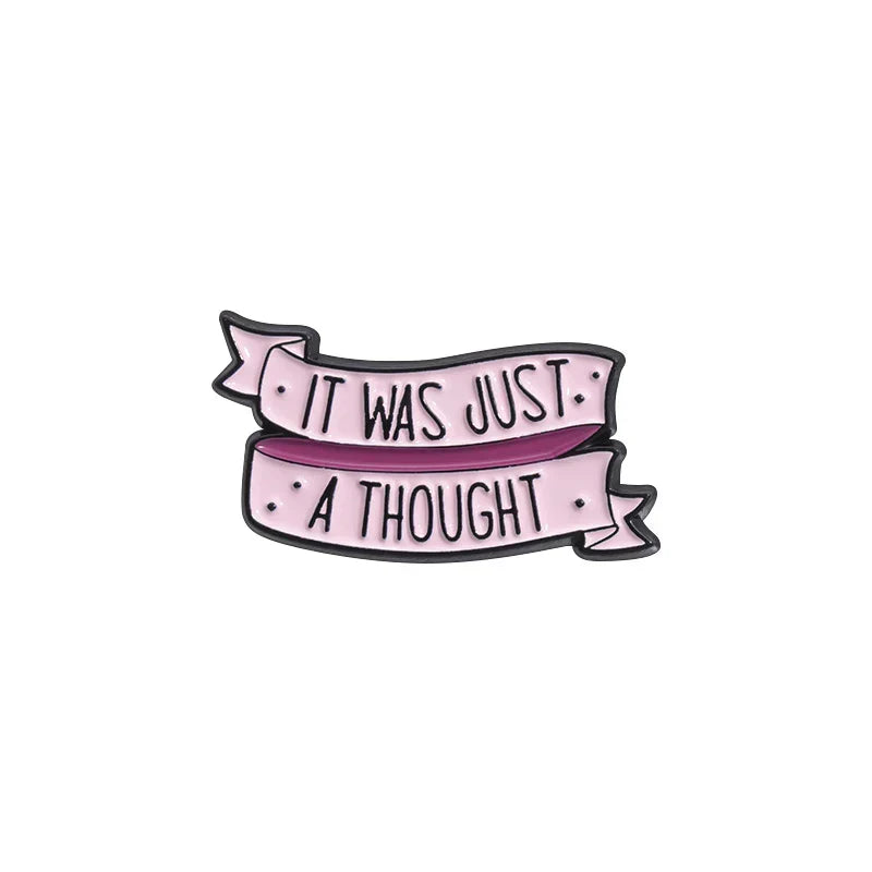 Cartoon Enamel Pin Love Is The Answer Pink Gemstone Brooch Lapel Badge Jewelry Gift